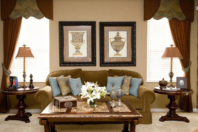 Living room - traditional living room idea in Orlando