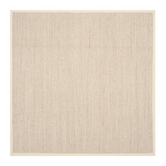 50 Most Por Square Area Rugs For 2018 Houzz Safavieh Natural Fiber Rug Marble Beige 8 X
