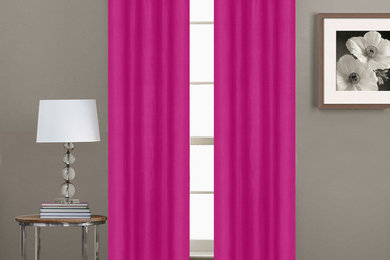 Logan Curtains - Hot Pink