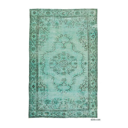Hand Carved Over-Dyed Rug - Area Rugs