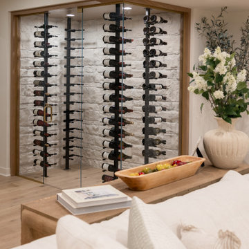 Luxury Basement Remodel with Custom Bar, Wine Display & Wellness Retreat