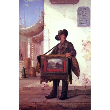 George Henry Story Street Musician Wall Decal