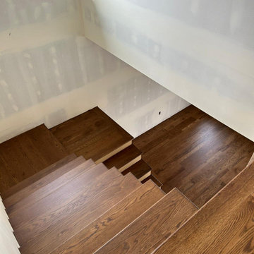 Installation, Sanding and Refinishing variation sizes white oak