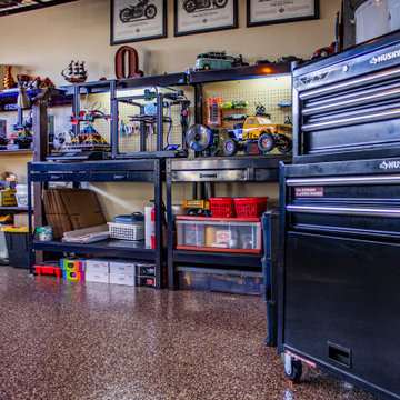Truck & Motorcycle Enthusiast Garage