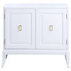 Acme Clem Console Table White Finish