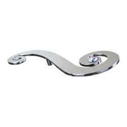 SOL MUSIC NOTE HANDLE. Swarovski crystal inlaid. - Cabinet And Drawer Handle Pulls