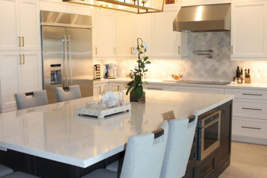 Example of a kitchen design in Miami