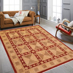 Bareens Designer Rugs - Bohemien Ziegler Tomi Beige Rust Hand-Knotted Wool Rug - 8'0'' x 9'11'' - Enhance the ambiance of your home with this magnificent Persian-influenced Turkish hand-knotted rug made by skilled artisans capable of creating the most exceptional vegetable dyes and hand-spun wool. This exquisite handmade rug is a one-of-a-kind Peshawar Kafkaz, otherwise identified as Chobi, Chobi Peshawar, Oushak, or Ziegler rug. These handmade rugs are crafted in Pakistan utilizing superior-quality wool imported from Australia, New Zealand, and Korea in two types of weaves: the Persian weave and the Mori weave. This rug is meticulously crafted by hand using the finest natural vegetable dyes extracted from local plants. The artisans use a blend of hand-spun local and fine merino wool, resulting in a rug with a compelling texture, higher lanolin content, and longer staple. The artisans occasionally incorporate natural or artificial silk into the pile to enhance specific motifs. The finished product is an awe-inspiring execution of flawless design and an understated palette that exudes elegance.