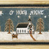 1008 O'Holy Night Oval Table Runner 13in.x36in.