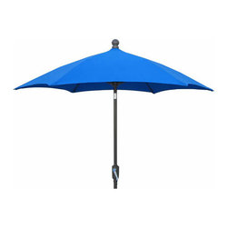 FiberBuilt Umbrellas LLC - Fiberbuilt 7.5ft Ch. Bronze Finish Hexagon Patio Umbrella - Outdoor Umbrellas