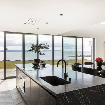 Open-concept Kitchen area with amazing views