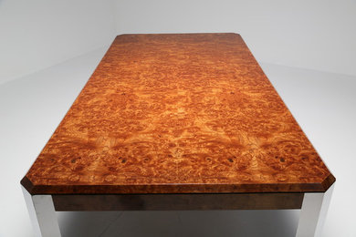 Pace Collection Burl Dining Table
