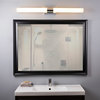 Perpetua 42" LED Vanity Fixture 53.5W Dimmable Frosted Glass 4600 Lumens, Polish