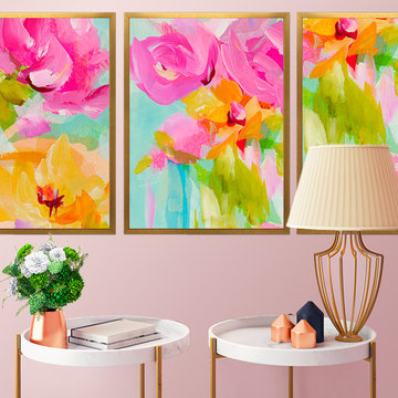 Colorful Floral Wall Art