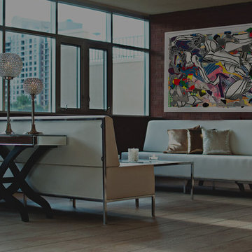 Modern Loft with Frank Stella Artwork