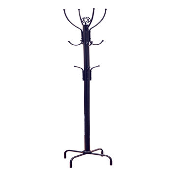 Metal Coat Rack in Black