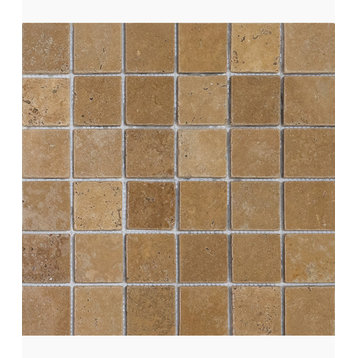 Tuscany Noce / Walnut 2x2 Tumbled Backsplash Tile, 30 Sq. Ft.