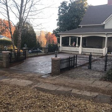 Custom Designed & Built Courtyard