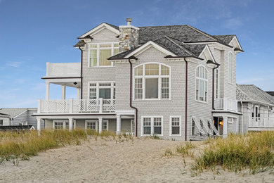 Traditional exterior home idea in New York