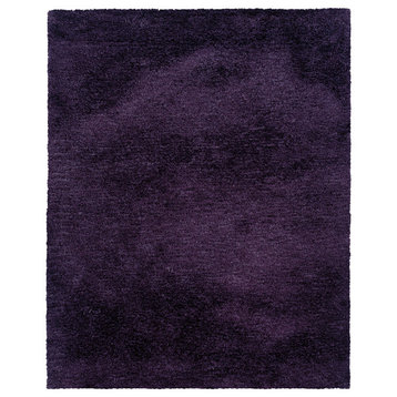 Milan Shag Shag Purple Rug, 3'3"x5'3"
