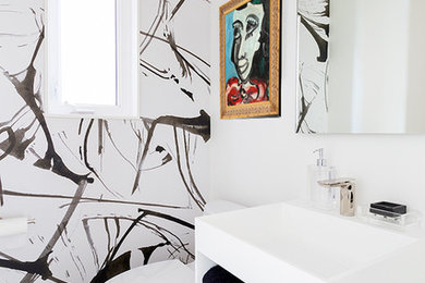 Bathroom - contemporary bathroom idea in Toronto