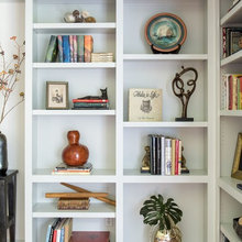 Builtin bookcases Gastonia bonus room