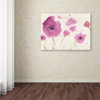 Sheila Golden 'Purple Poppies' Canvas Art, 14"x19"
