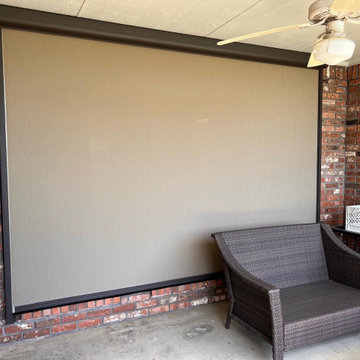 Outdoor Screen Shades & Shade Systems - Manual & Motorized