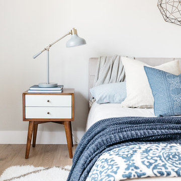 Blue Beachy Bedroom in Redondo Beach