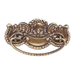 Stamped Victorian Bail Pull - Cabinet And Drawer Handle Pulls