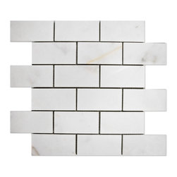 Calacatta Gold Mosaic 2x4 - Home Accessories & Decor