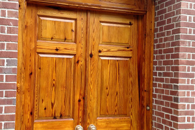 Heart Pine Front Door - Restoration