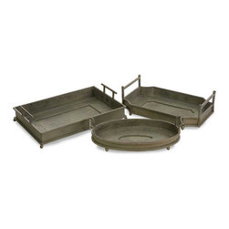 IMAX CKI Silvine Iron Trays - Set Of 3 - SKU: 10799-3 - Major Kitchen Appliance Parts And Accessories