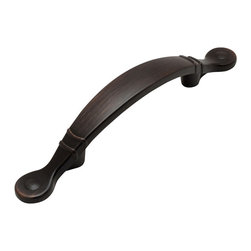Cosmas - Cosmas 9980AS Cabinet Pull, 3" Hole Centers, Set of 5, Oil Rubbed Bronze - Cabinet And Drawer Handle Pulls