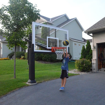 Kelly H's Pro Dunk Platinum Basketball System on a 34x27 in Waconia, MN