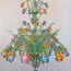 Iris Verde Murano Glass Chandelier