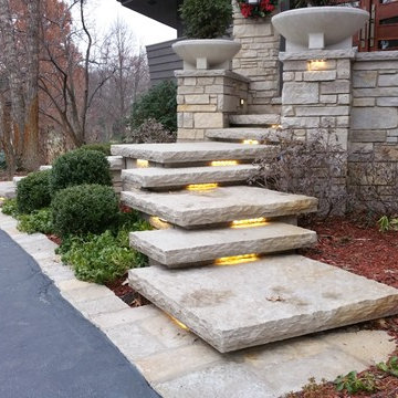 Lemont stairs and entrance
