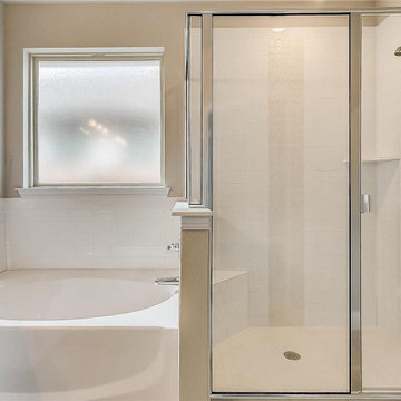 Traditional-Urban Combo Bathroom Upgrade in Menlo Park, CA