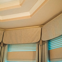 Classic Custom Dining Room Window Treatments - Valances