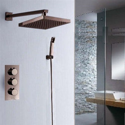 Alurae in Oil Rubbed Bronze Finish Shower Set - Showerheads And Body Sprays
