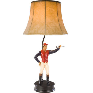 Large Standing Jockey Lamp