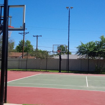 Bryce K's Pro Dunk Platinum Basketball System on a 60x60 in Mesa, AZ