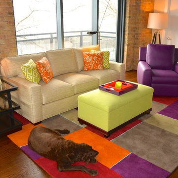 Chicago Loft A Colorful Point Of View