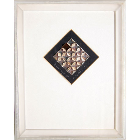 Anne Youkeles, Black Magic, 3-D Serigraph Collage
