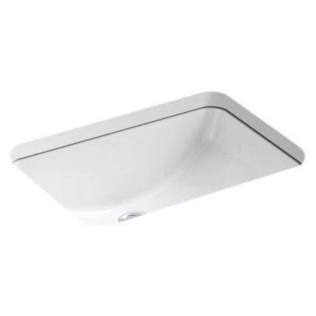 Kohler Ladena 20-7/8" X 14-3/8" X 8-1/8" Under-Mount Bathroom Sink, White