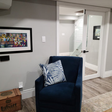 Miami style Basement getaway