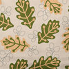 16" x 16" Retro Leaves Decorative Throw Pillow, Olive