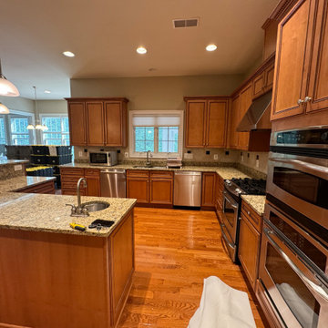 Thompson Road Transitional Kitchen & Main Level Renovation