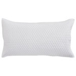 Kosas Home - Winthrop 100% Sateen White Standard Sham by Kosas Home - Give into the silky luxe appeal of the Winthrop Collection. Hand quilted to uplift the sheen and touch of the fabric, this collection will make it difficult for you to leave the comfort of your bed.