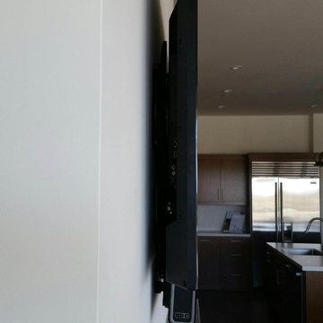 Flat Screen TV Mount and Sound Bar